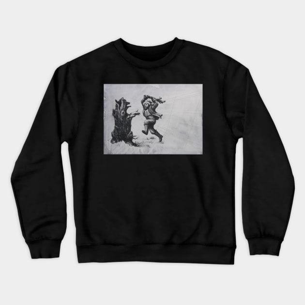 Survival Skills: Attacking Crewneck Sweatshirt by ellenmueller